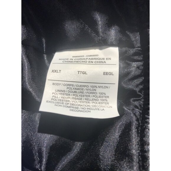 Air Jordan 1 Wings Retro Royal Authentic Black Satin Jacket - Picture 4 of 9